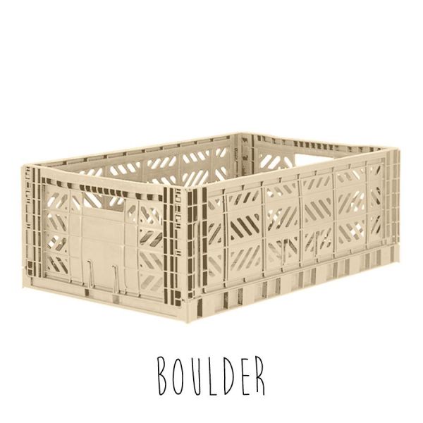 Storage . Folding Crate - Maxi / Various Colours - Boulder